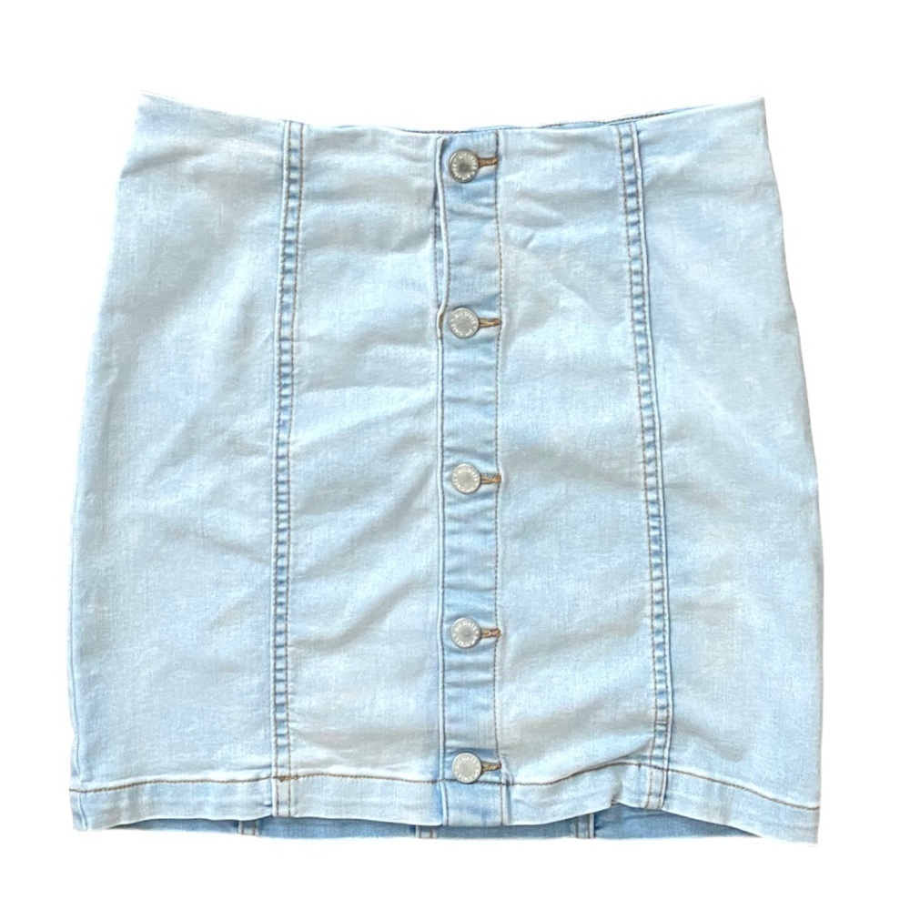 ART CLASS GIRLS DENIM SKIRT LIGHT WASH